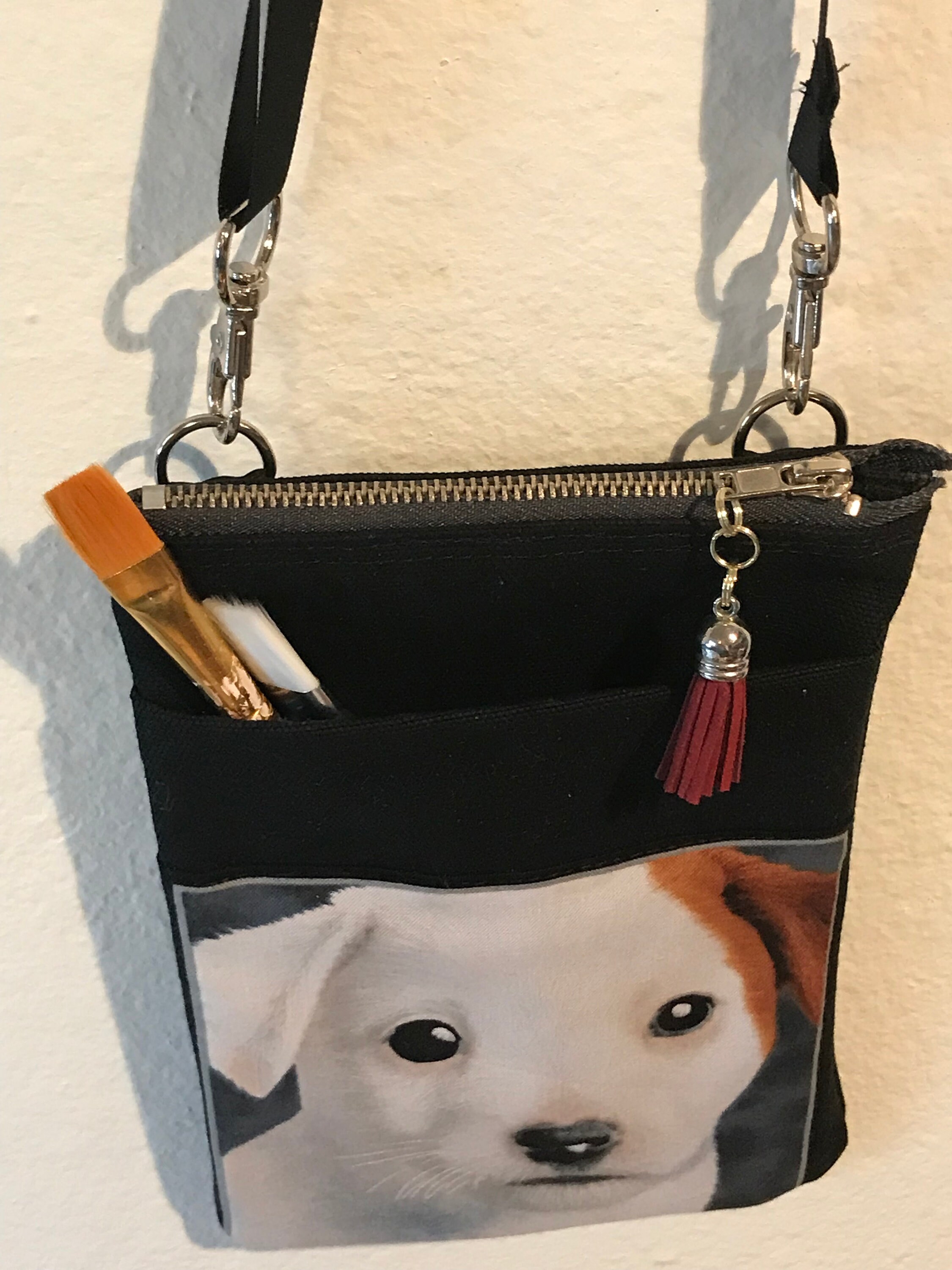 Crossbody Dog Bag With Front Pocket Etsy