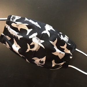 Shark Face Mask - Etsy