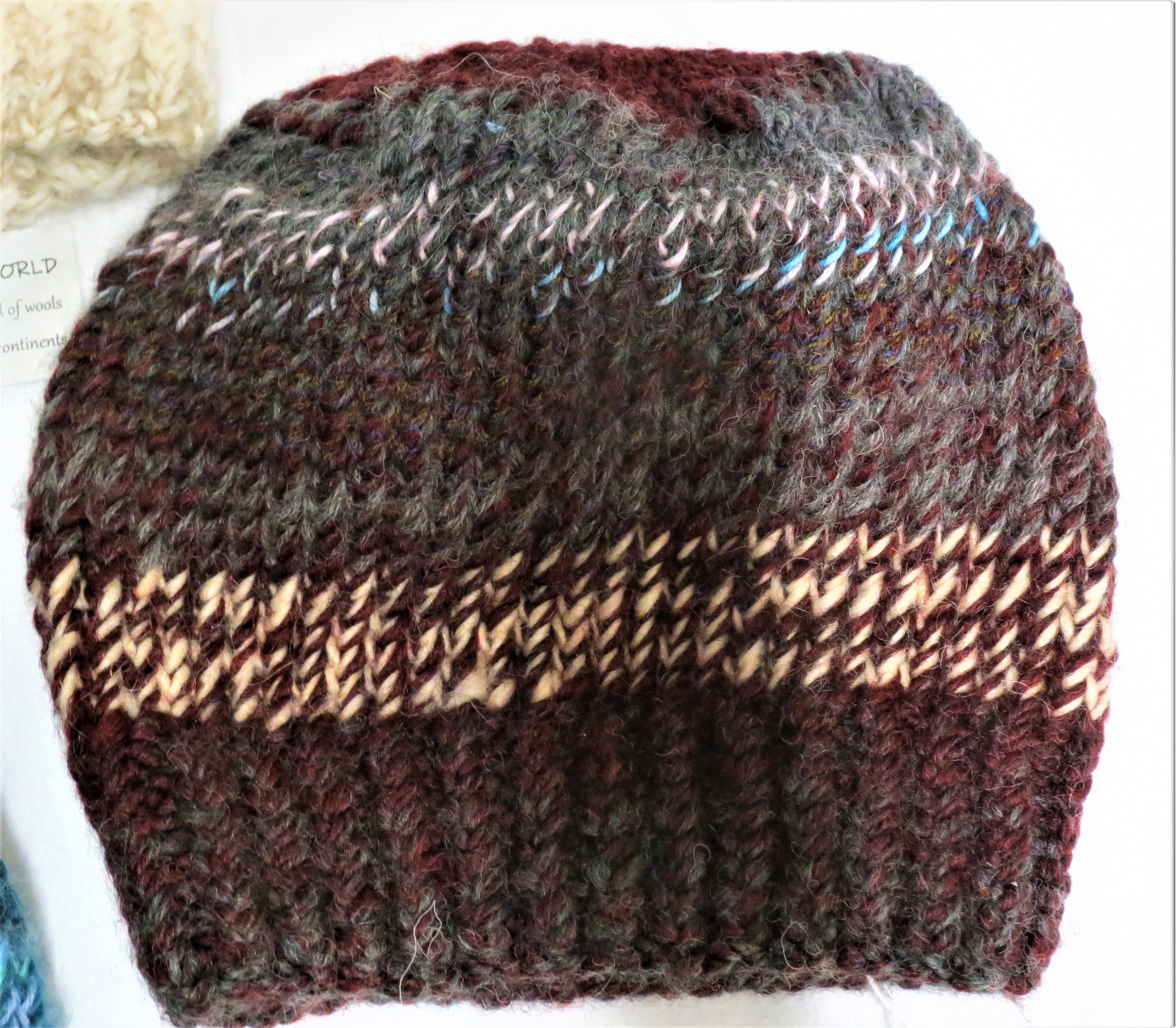 Wools of the World Hand Knit Hat Etsy