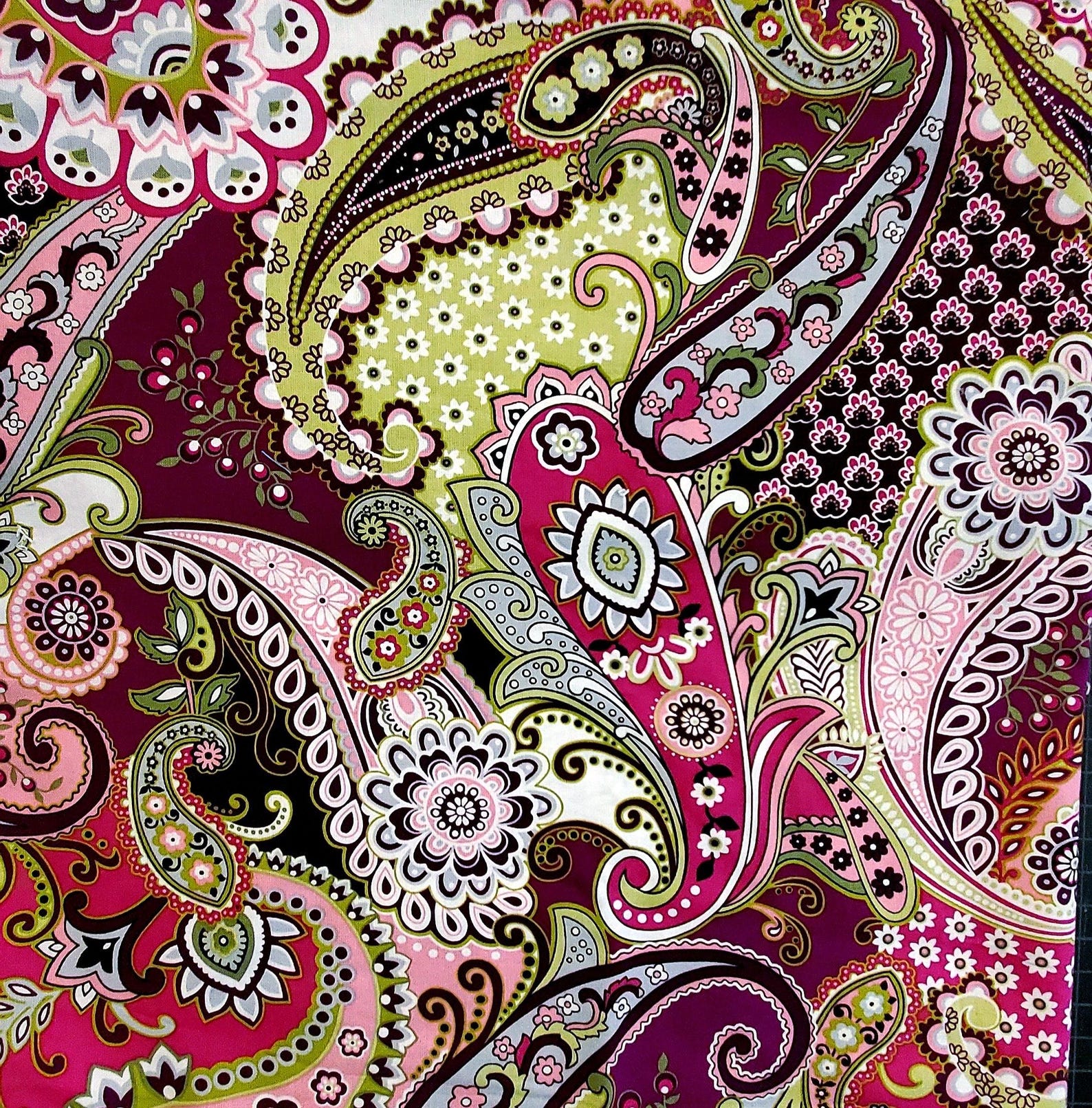Rarest Cloth Rare Fabrics Vera Bradley Retired Michael Miller 100% Cotton Quilting ...