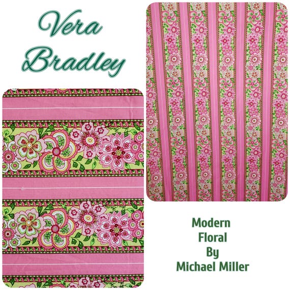 Rare Fabrics Vera Bradley Retired Michael Miller Med 1  display picture 3