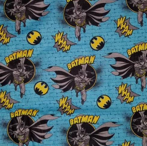 BATMAN Fabrics Joker Quilting Cotton Wham Whack Kaboom Scrub BATMAN Fabrics Joker Quilting Cotton Wham Whack Kaboom Scrub