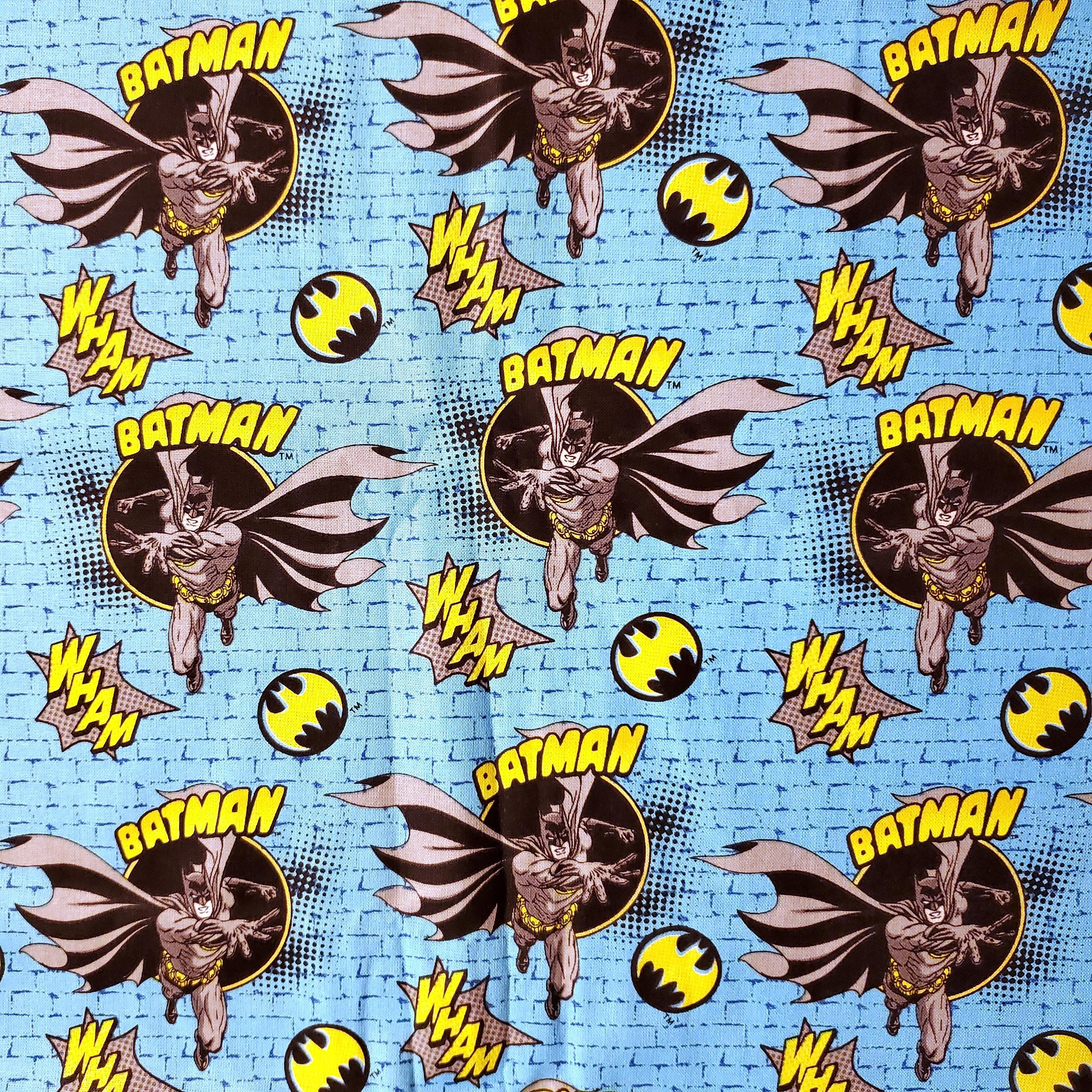 BATMAN Fabrics Joker Quilting Cotton Wham Whack Kaboom Scrub Top