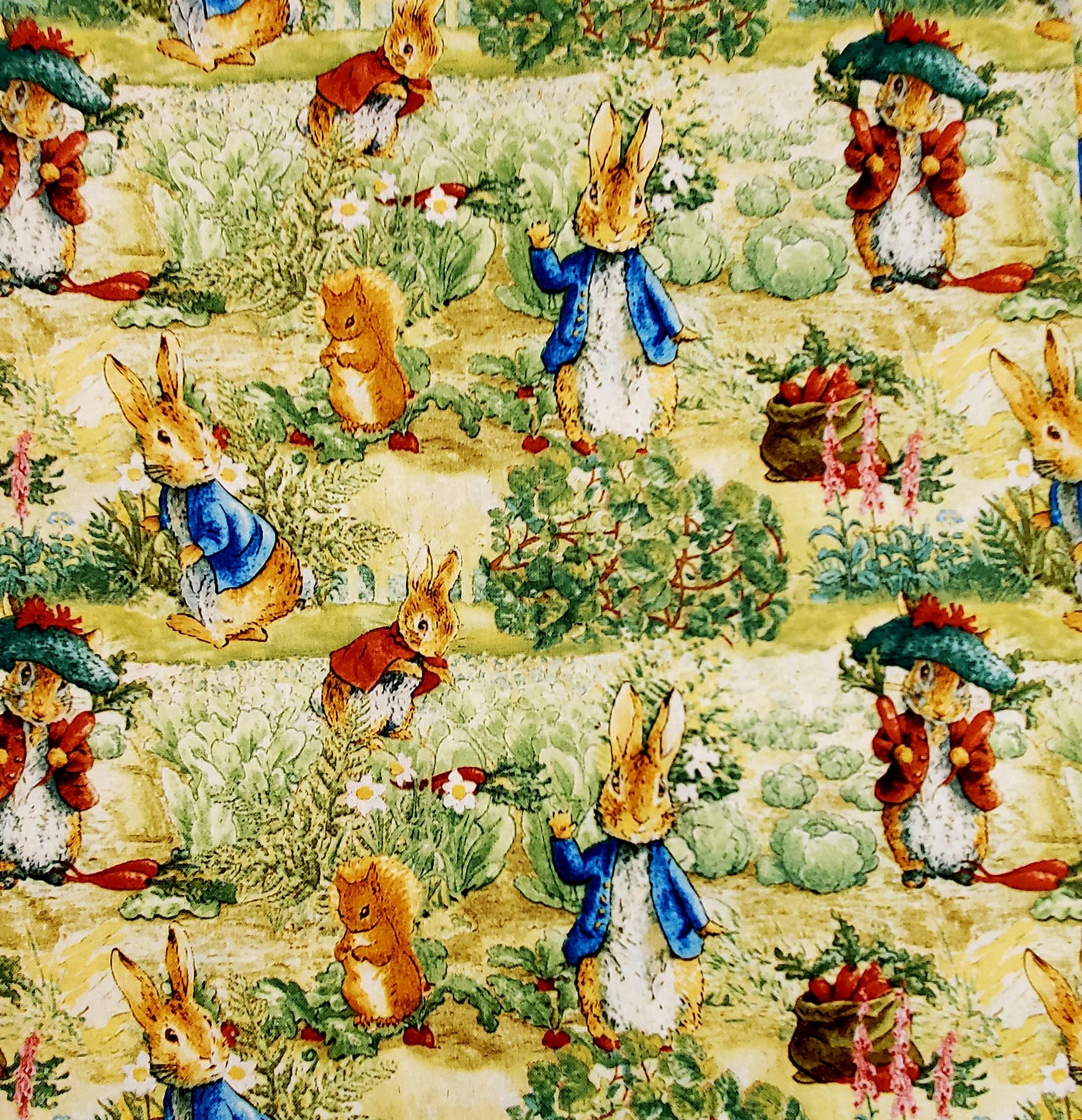 Fat Quarters Disney Cats, Dogs, Winnie the Pooh, Peter Rabbit 100% ...