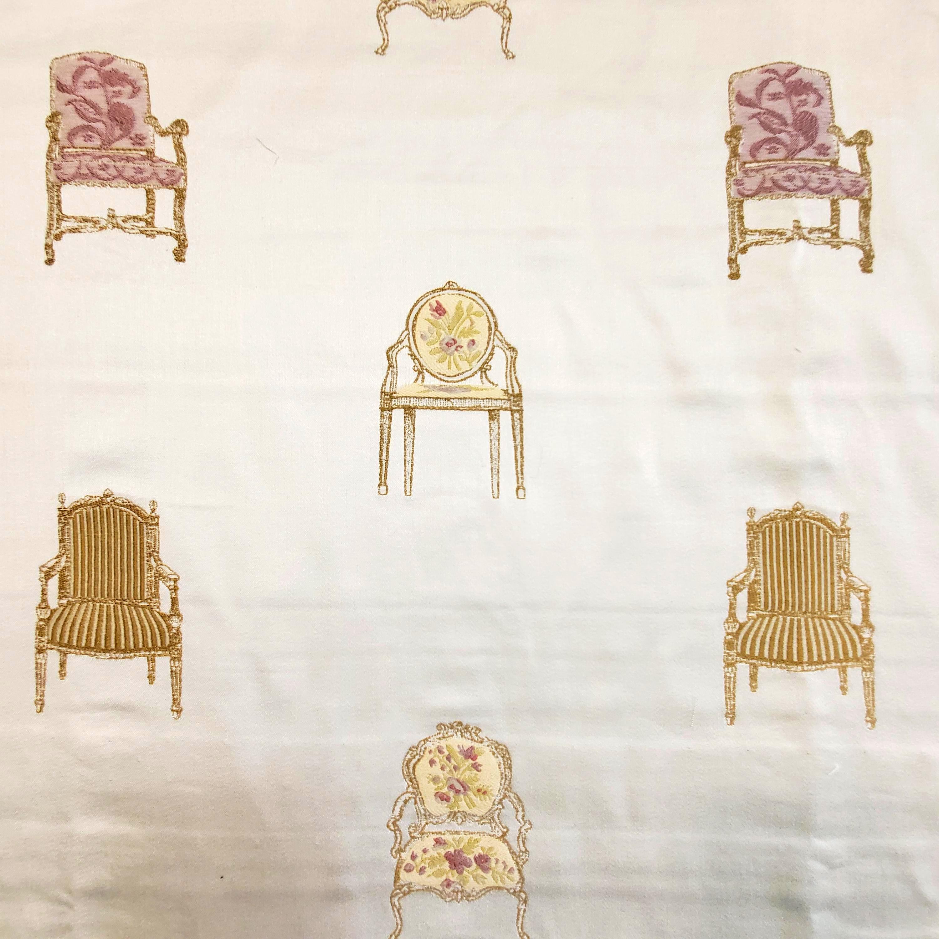 Embroidered antique chairs - Etsy 日本