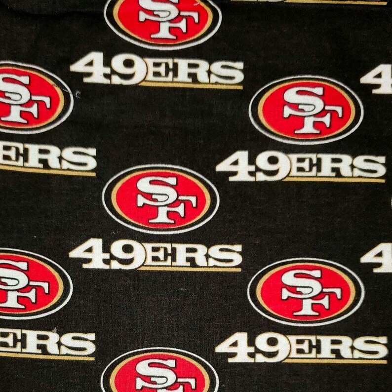 Football FABRIC NFL Miami Dolphins Eagles San Francisco 49ers Cotton 60 ...