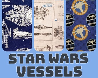 Star Wars Fabric Spaceships Blue Prints TIE Fighters X Walkers Wing Glow in Dark 100% cotton Yd/FQ/1/2yd quilts crafts costumes