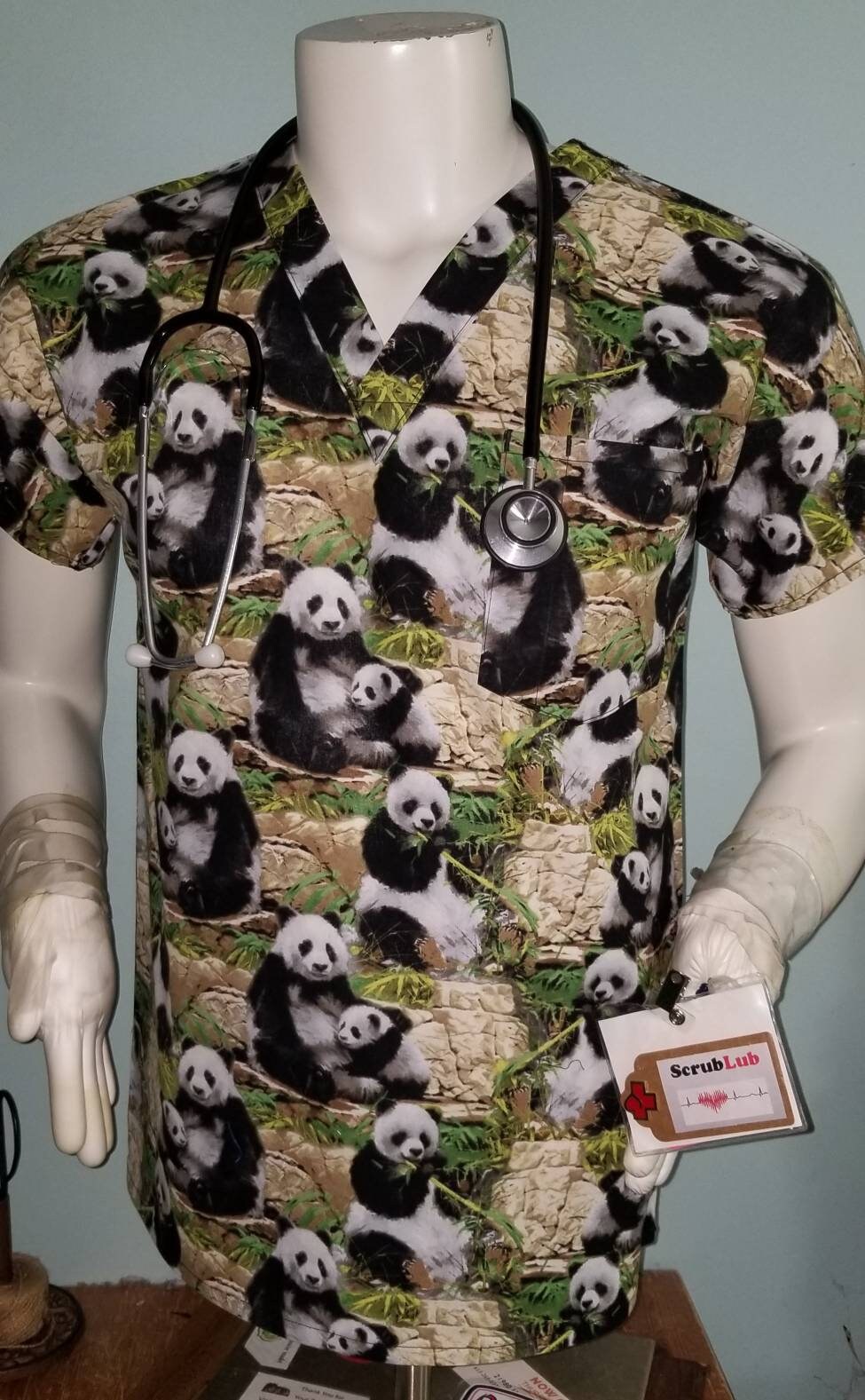 Panda scrub best sale top