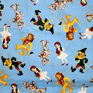 SÄLLSYNT Tyg VINTAGE Treasures Michael Miller 100% quiltad bomull Trollkarlen Oz/Bugs Bunny/Tweety/Nemo/Sesamfrön
