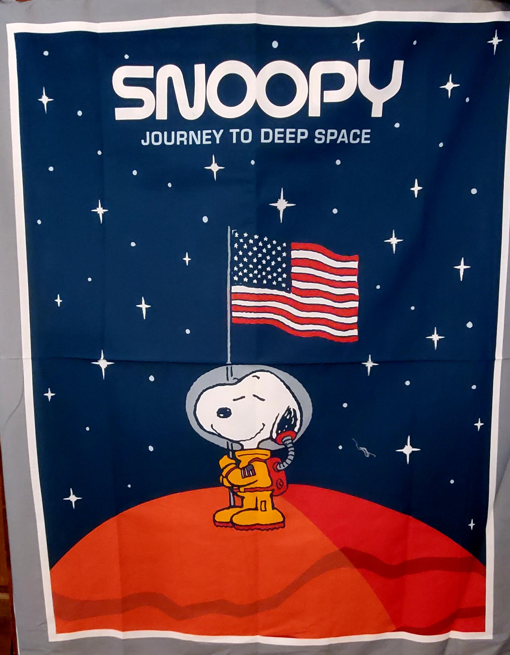 Fabric Snoopy Space Force Usa/stars & Stripes Snoopy Panel 36