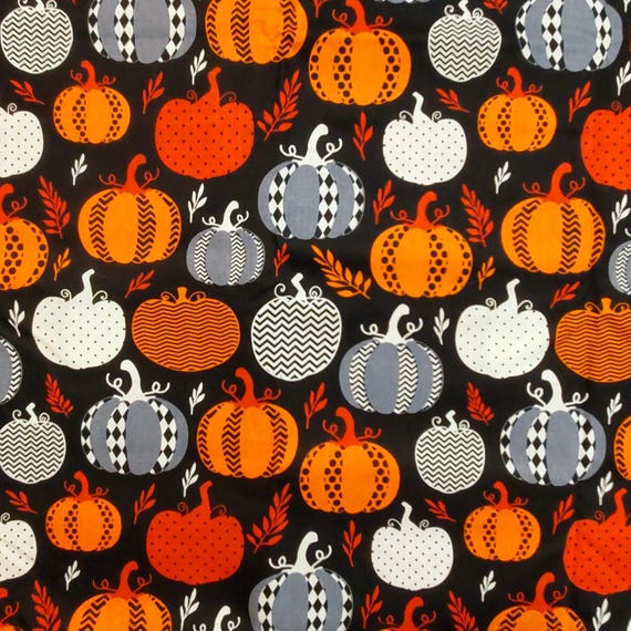 Stoffe Herbst Ernte Herbst Kürbis Vogelscheuche Thanksgiving 100