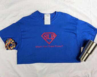 Super Fonoaudiólogo(a): Qual é o seu superpoder? Camiseta para Fonoaudiólogo(a) - Camiseta de Super-Herói para o Halloween