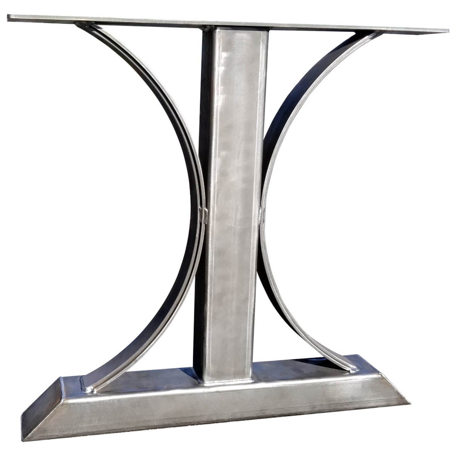 Steel Curved Trestle Style Table Legs 281/2 Tall Etsy