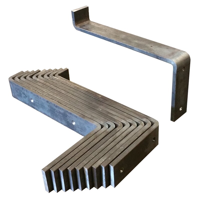 Extreme heavy duty Z bracket Shelf Brackets 3/8 Etsy