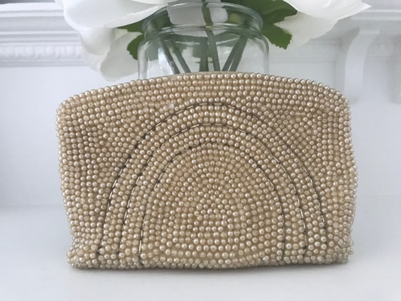 Vintage Beaded Clutch La Regale Products Japan -  Canada