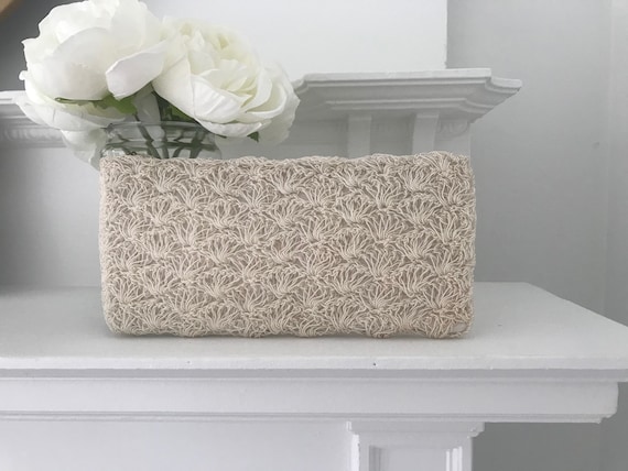 Vintage beaded clutch - image 1