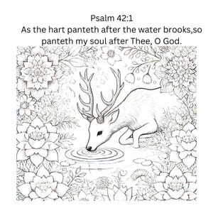 Psalm Inspirational Coloring Pages