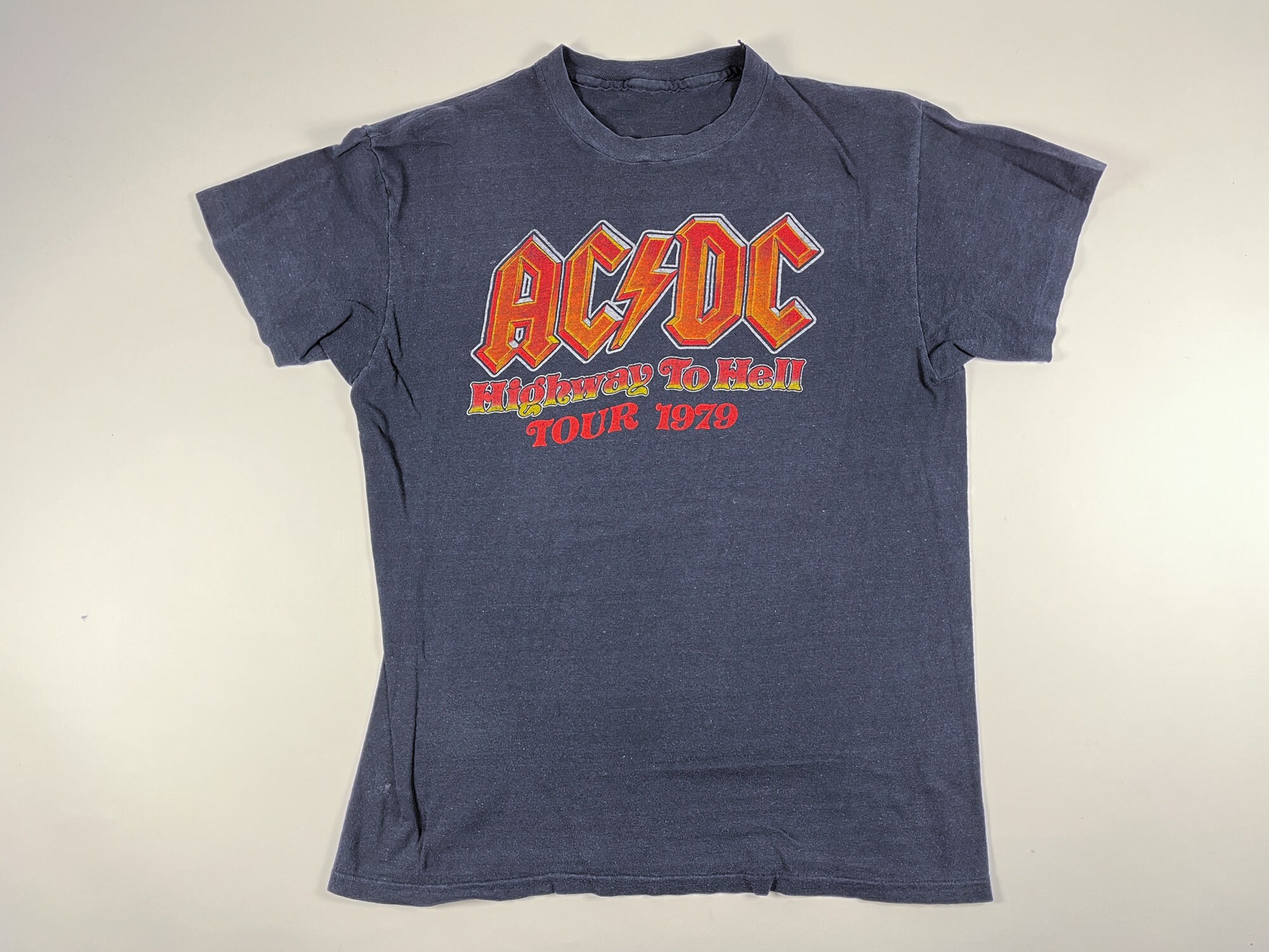 1979 AC/DC Highway to Hell Tour T-shirt - Etsy
