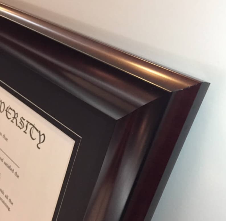 Double Diploma Frame 8.5x11 Etsy