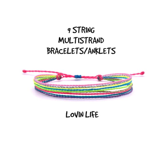 9 string friendship bracelet best sale