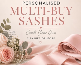 Bandas personalizadas para compras múltiples - Bandas a medida para despedidas de soltera, bodas y cumpleaños - Pedidos de bandas para grupos al por mayor - Crea la tuya - MB-CU