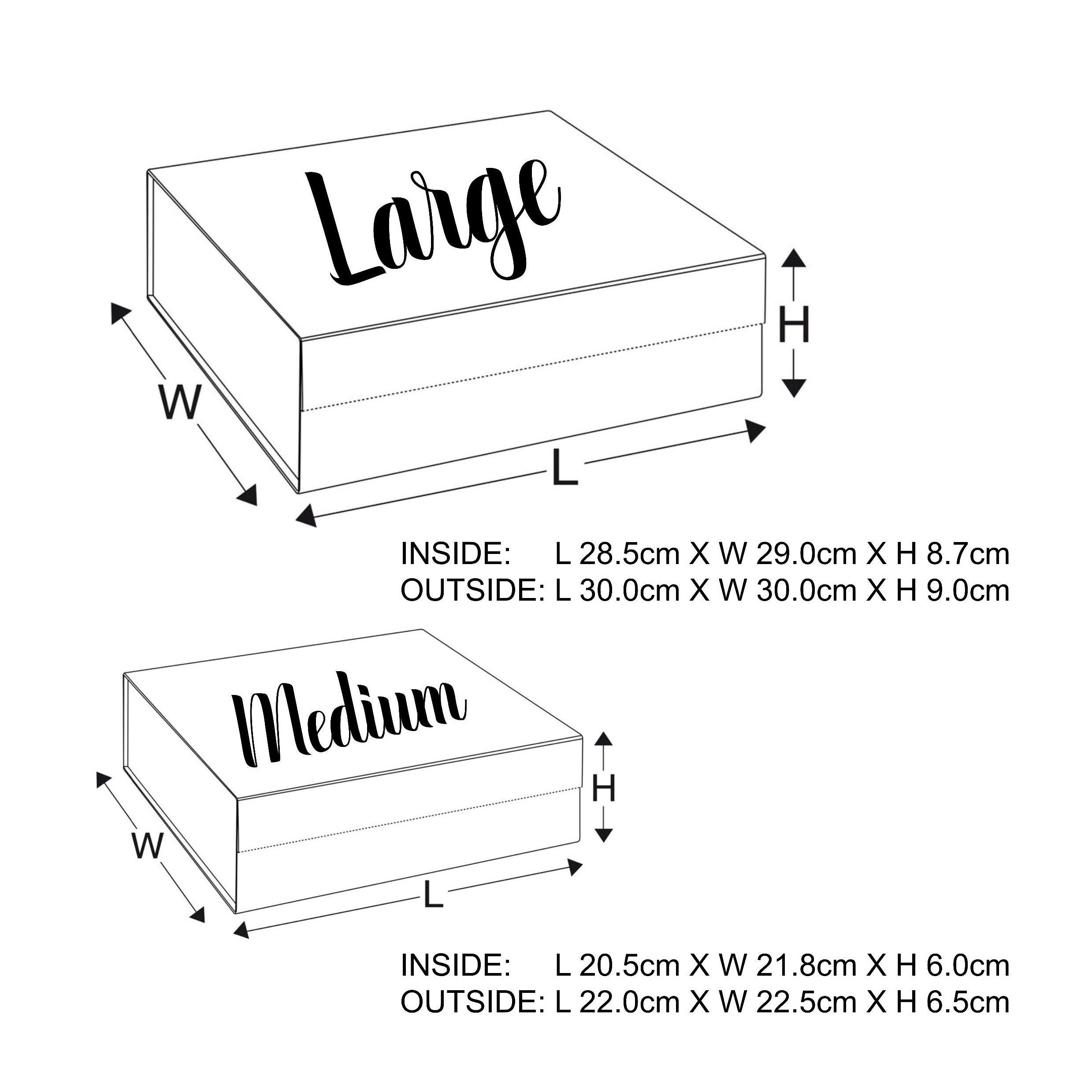 Large Medium Personalised Gift Box Son Gift Box Black Etsy UK