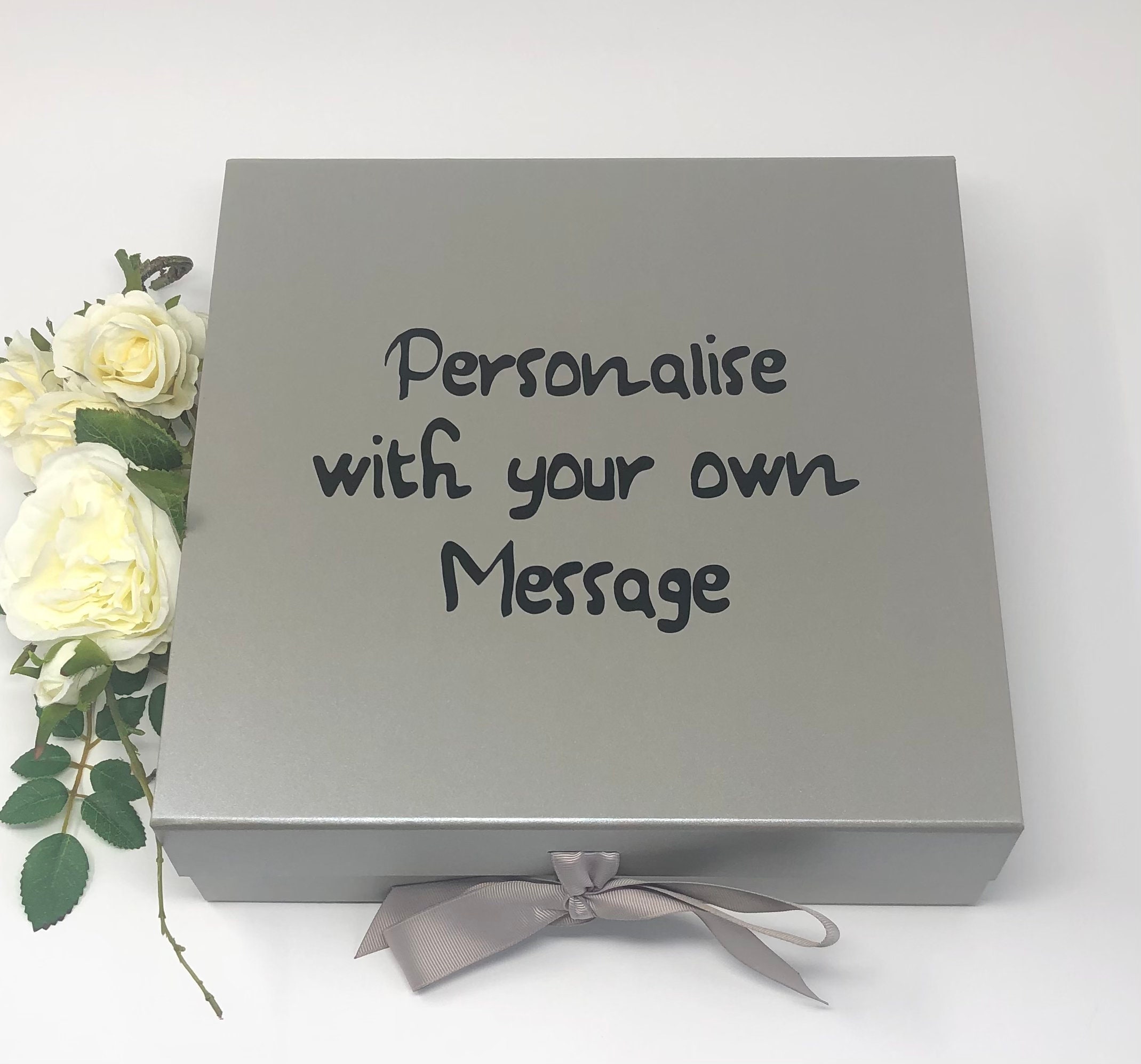 Personalised gift box wife gift box white gift box Etsy