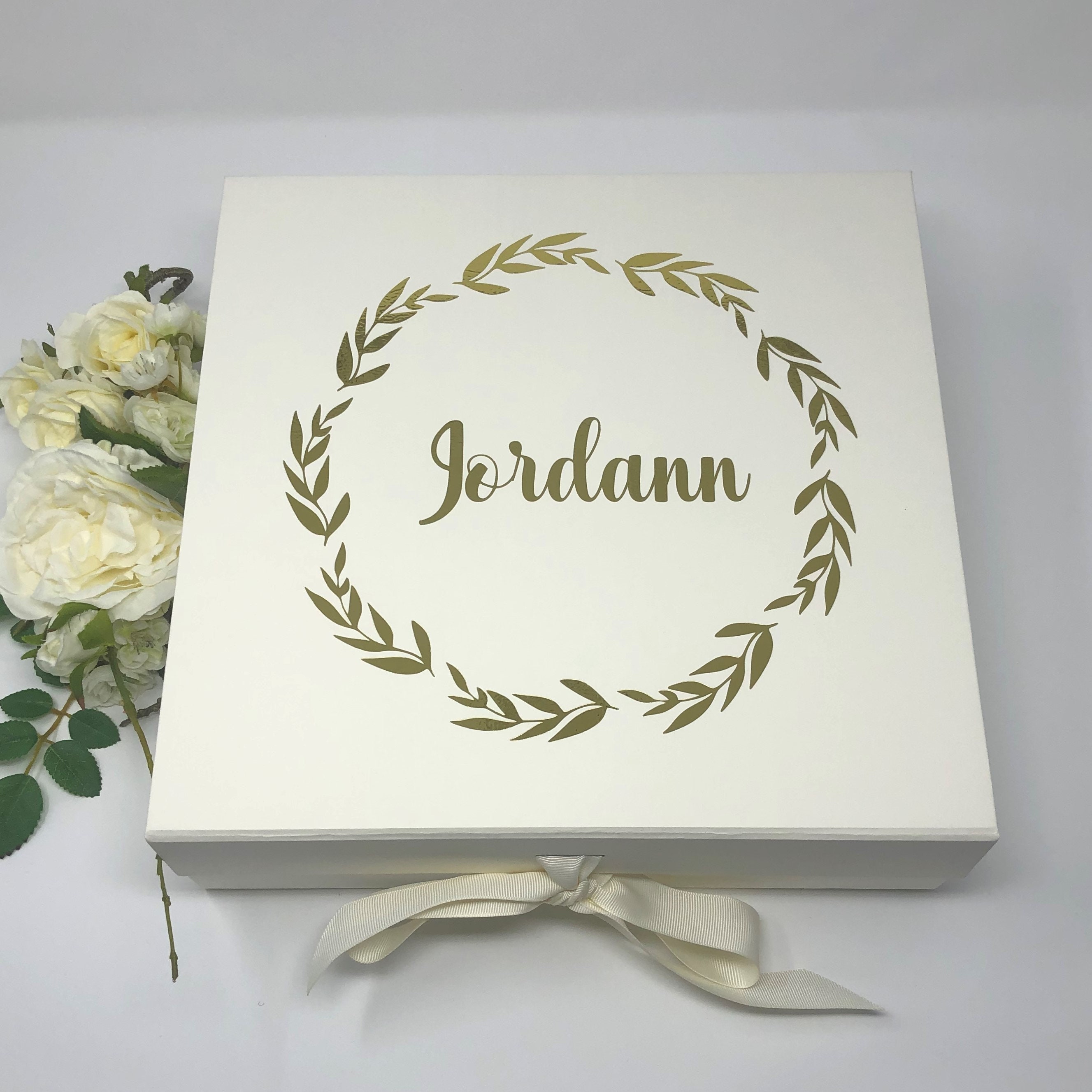 Personalised gift box personalised box personalised name Personalised Gift Box Any Name Bridesmaid Gift Box Best | Etsy