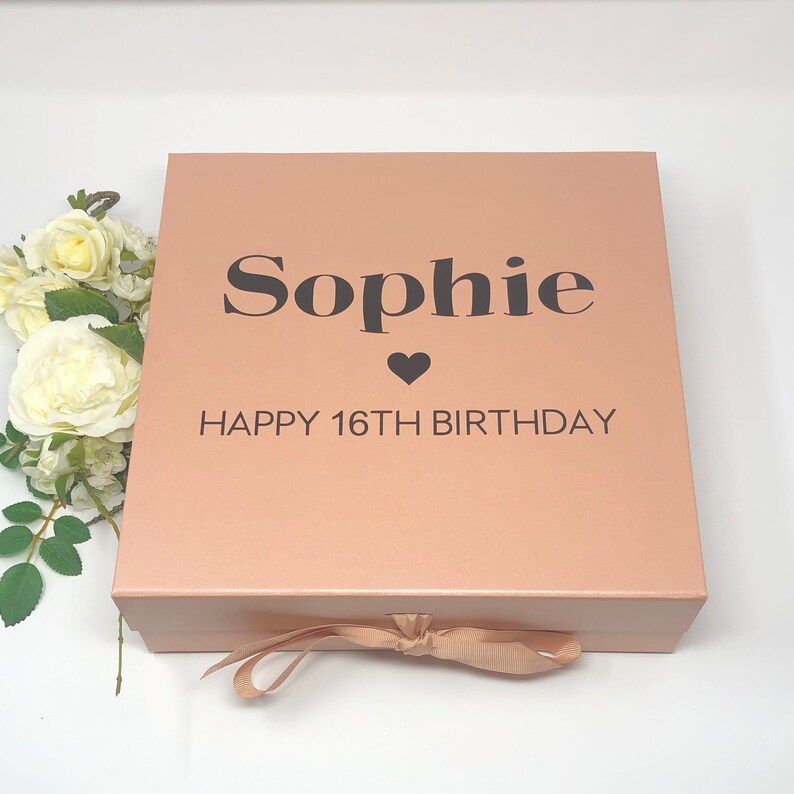 Personalised Birthday Gift Box Birthday Keepsake Gift Box Etsy UK