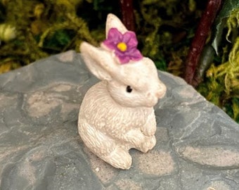Miniature Teeny Hopper the Bunny Rabbit