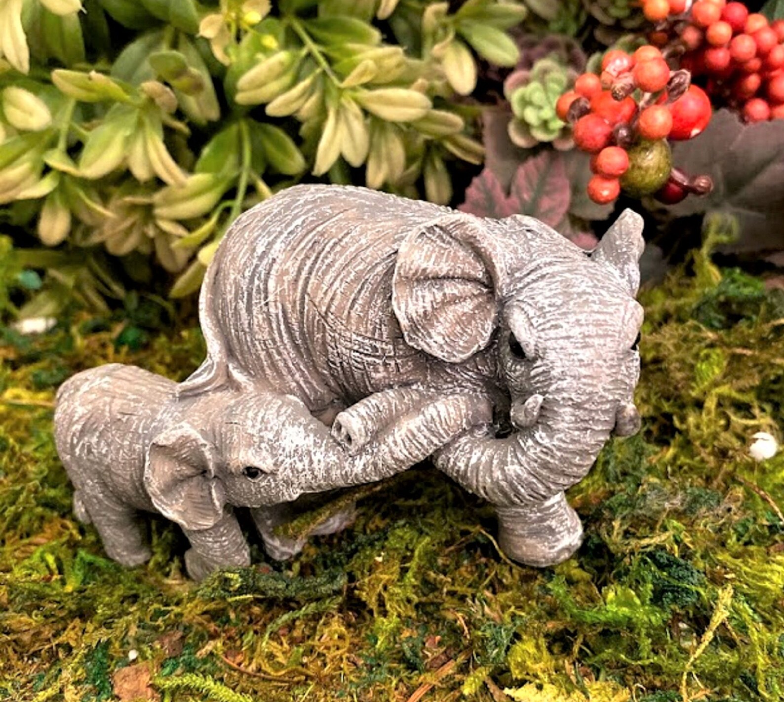 Miniature Elephants Emmie and Ellie Etsy