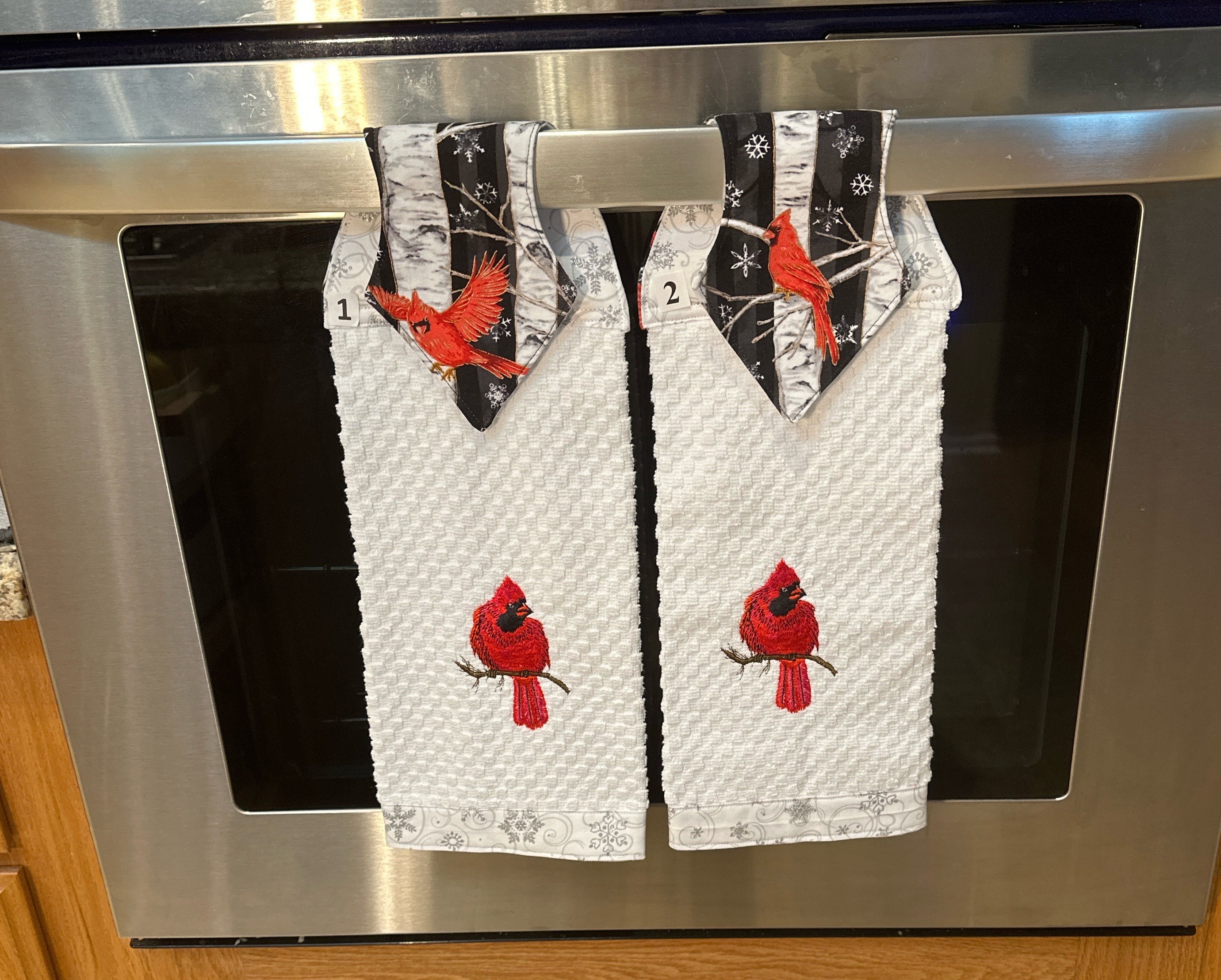 Cardinal Tea Towel, Holiday Tea Towel, Christmas Kitchen Décor, Christ –  Dor Designs