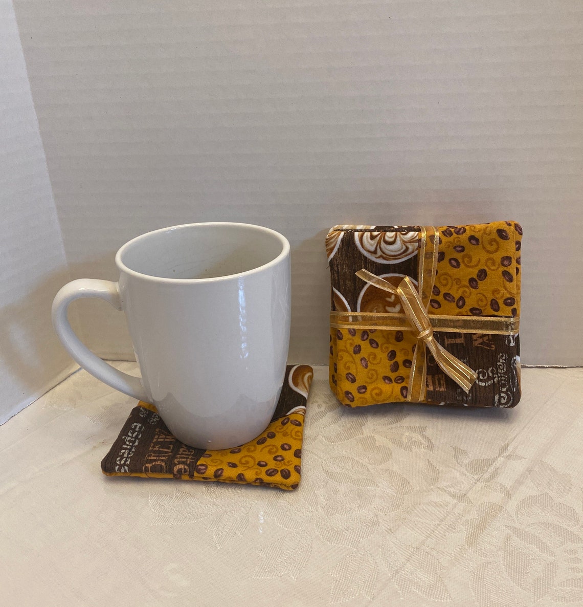 Coffee Coasters Set of 4 Etsy