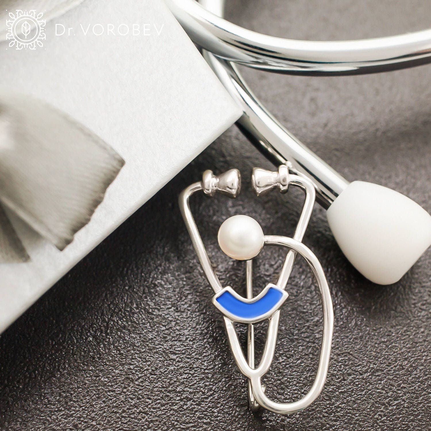 Sterling Silver StethoscopeMedical GiftGift for Etsy