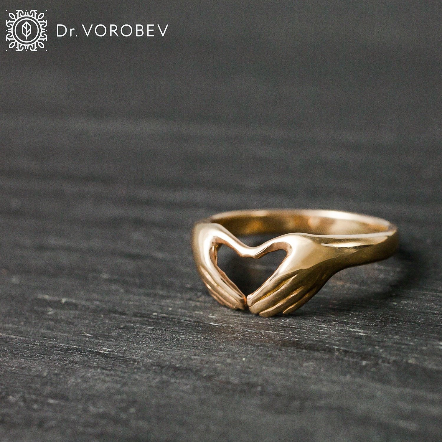 Heart Ring-Hands Heart Ring-Claddagh Ring-Open Heart Ring-Girlfriend …