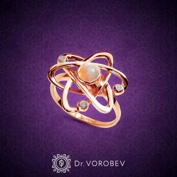 Science RingAtom RingMedical JewelleryScience Etsy