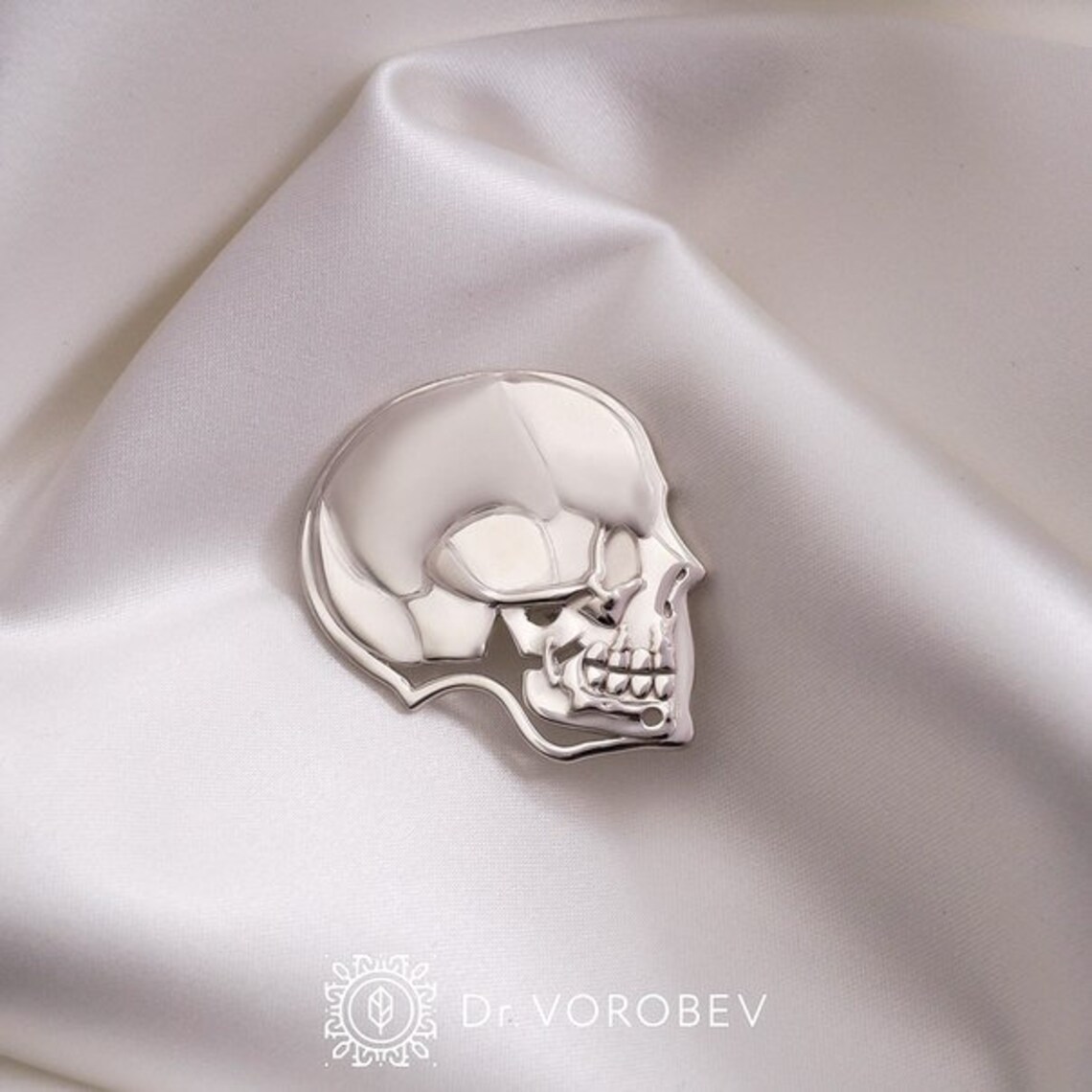 Skull BroochMedical JewelleryBones BroochGift for Etsy