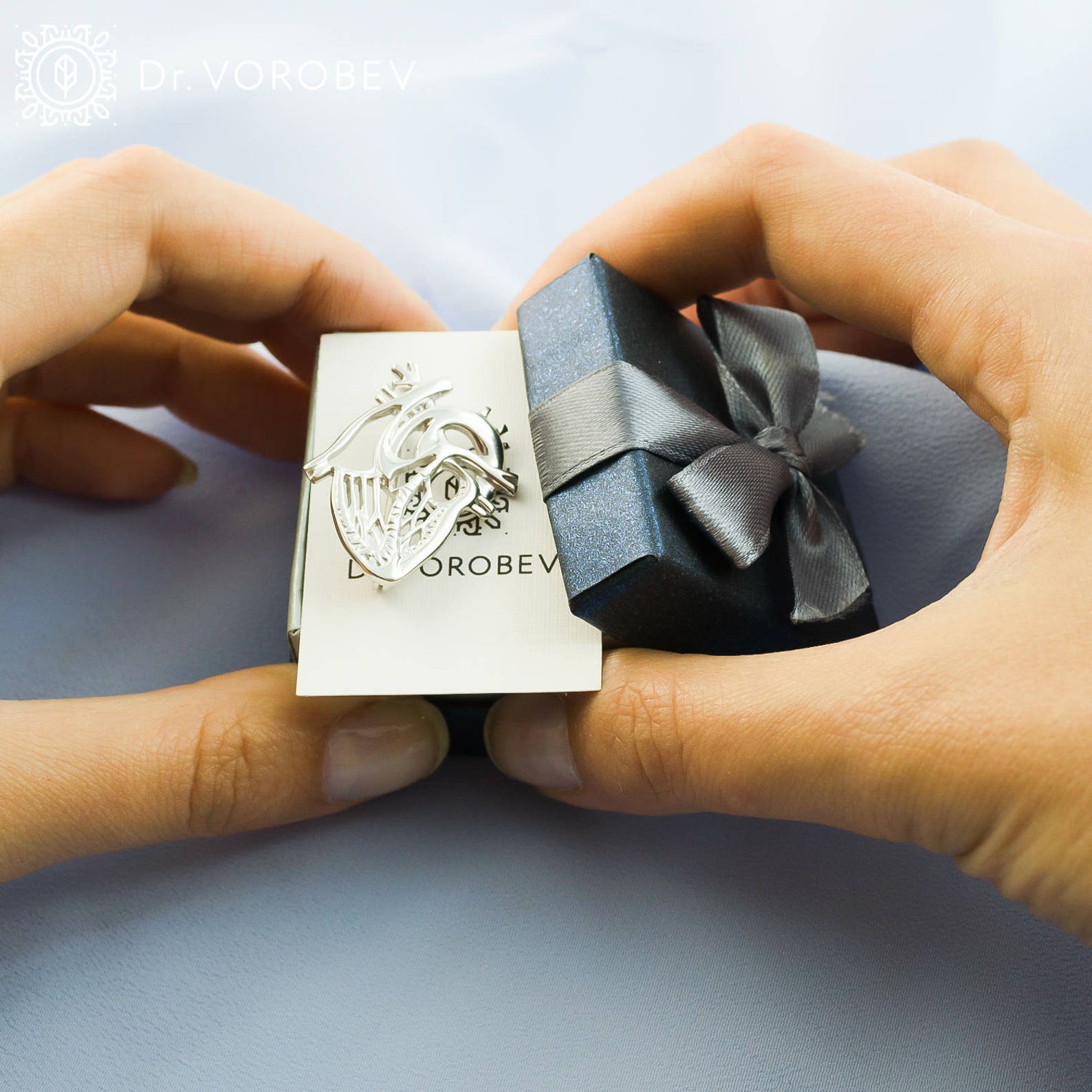 Anatomical Heart Broochmedical Student Giftmedical Etsy