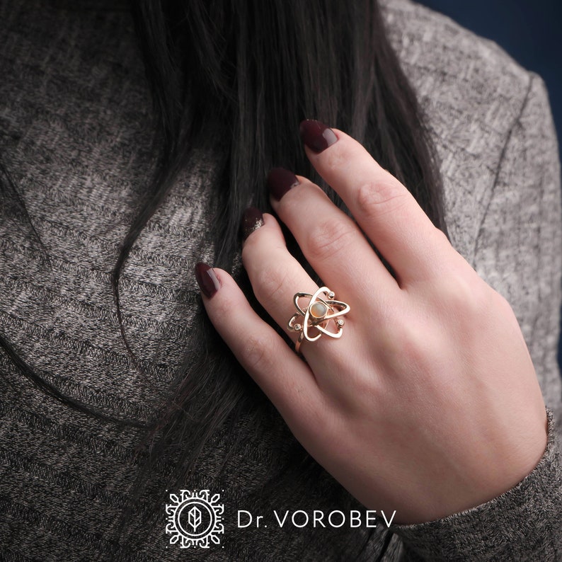 Science RingAtom RingMedical JewelleryScience Etsy