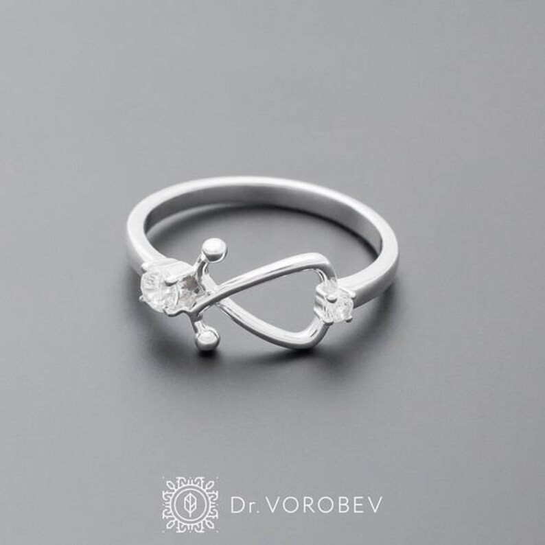 Stethoscope RingStone RingMedical RingMedical Etsy