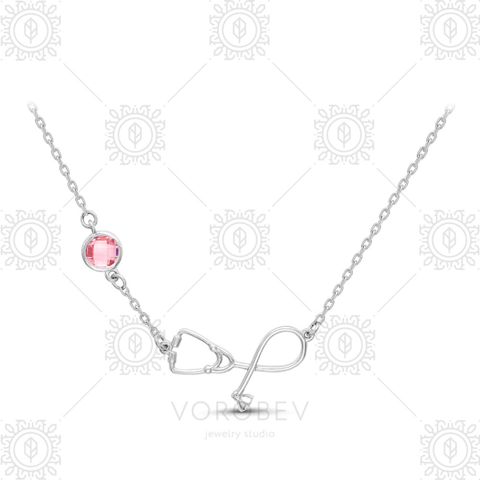 Stethoscope Necklacemedical Jewellerygift for Doctorsgift Etsy