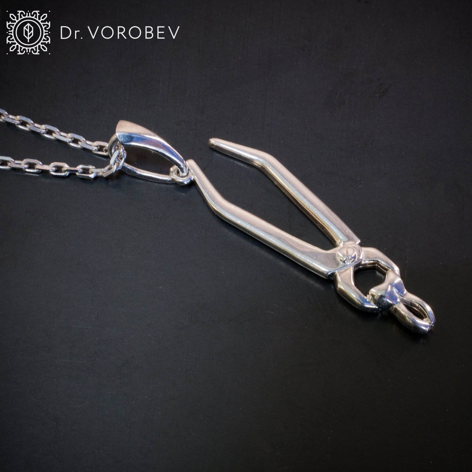 Silver Forceps NecklaceDentist JewelleryMedical Etsy