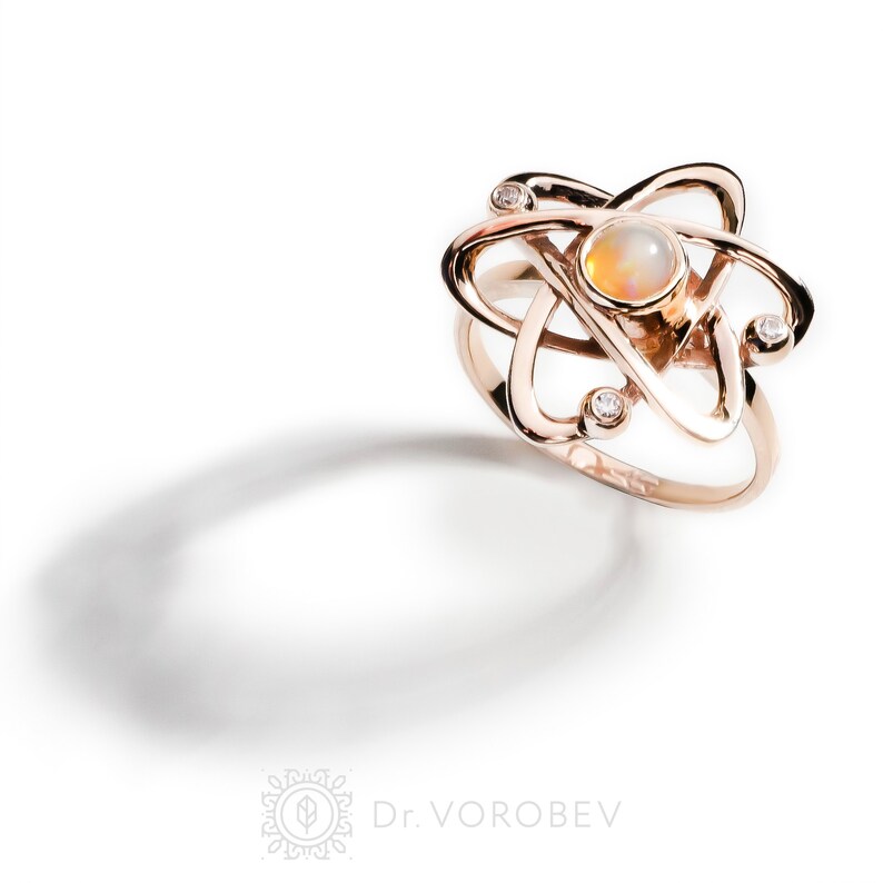 Science RingAtom RingMedical JewelleryScience Etsy