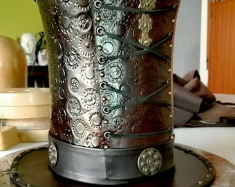 Gran sombrero de copa Steampunk de 25 cm