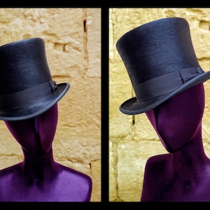 Victorian style top hat 15 cm