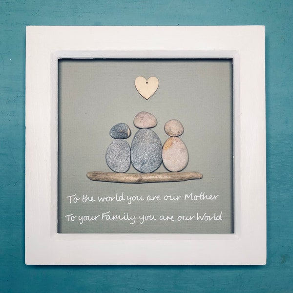 Día de las Madres Pebble Art