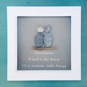 Friendship Pebble Art