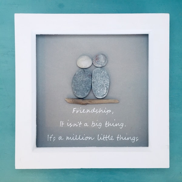 Friendship Pebble Art