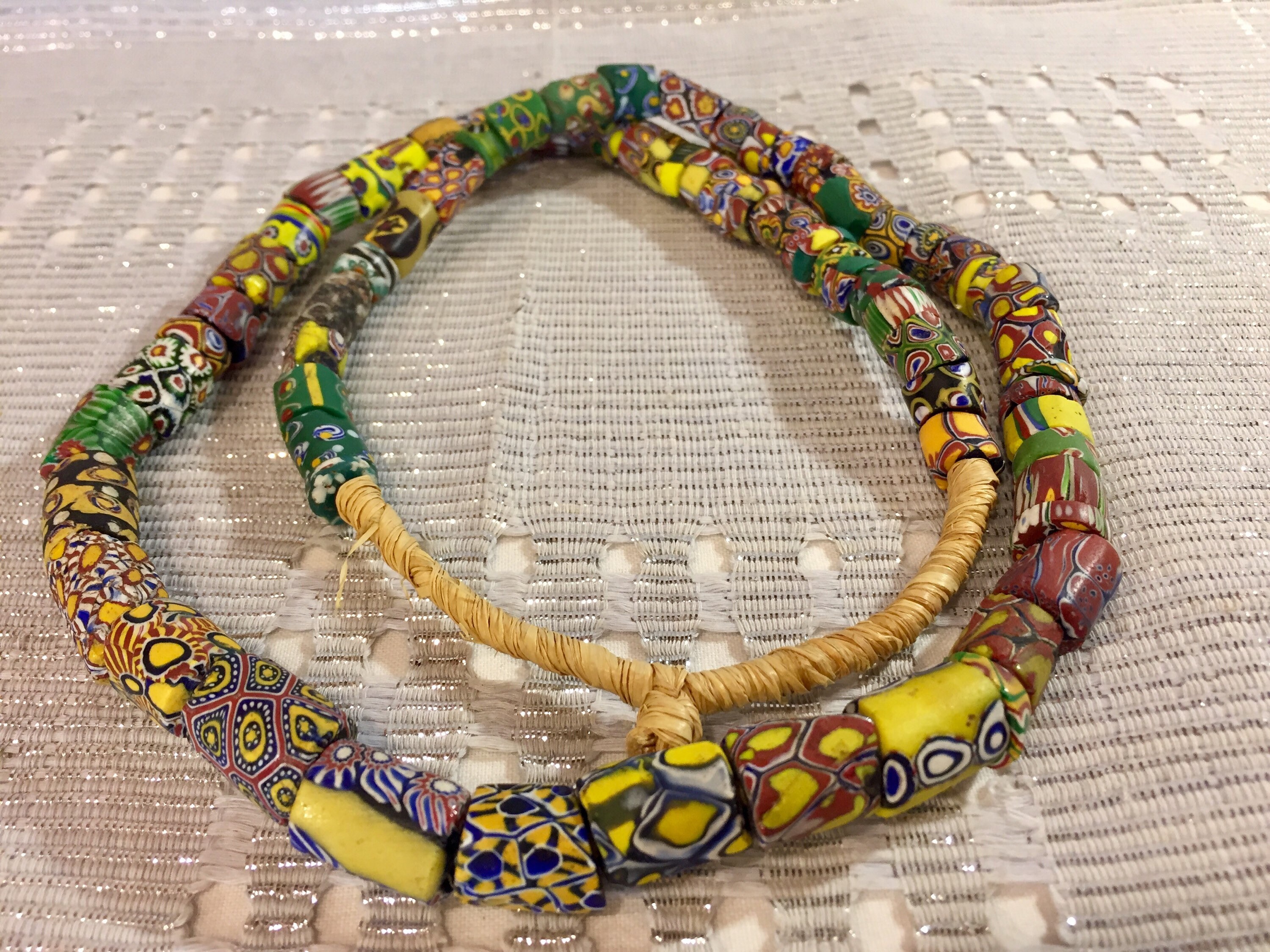 Antique Trade Beads Strand // Collectors Item // African