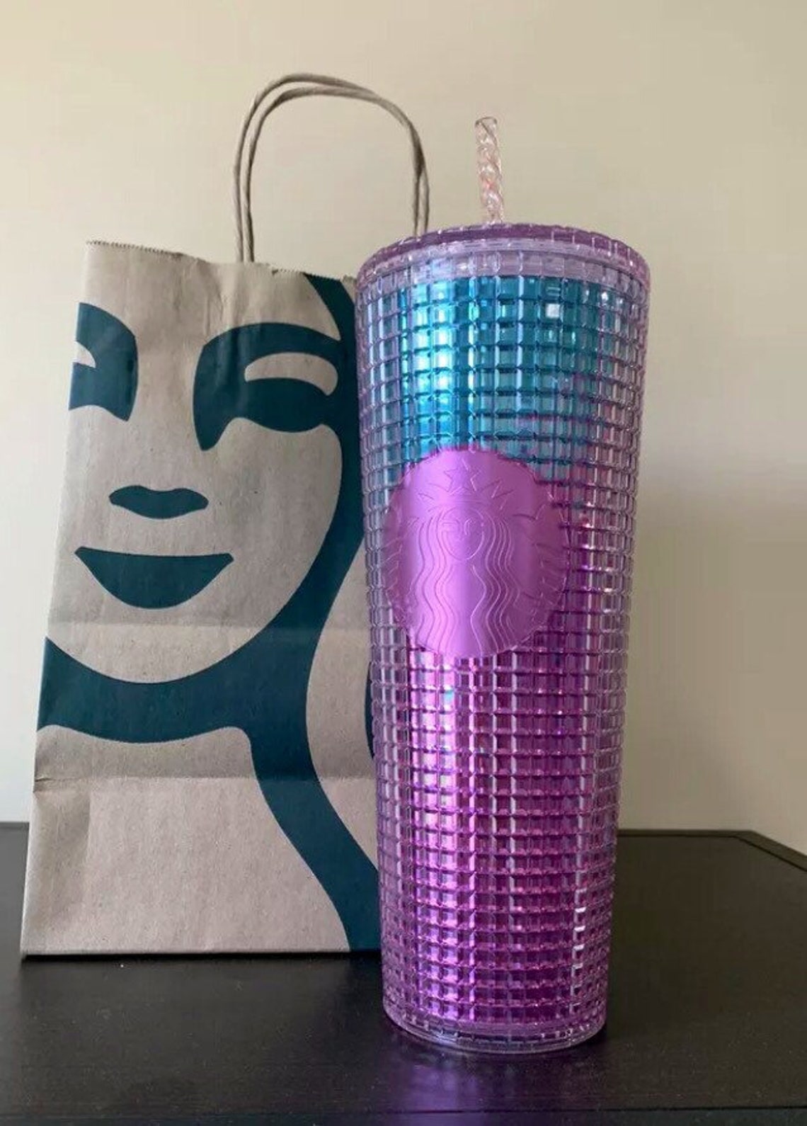 NEW Starbucks 2021 Grid Venti Tumbler Stud Starbucks Tumbler Etsy